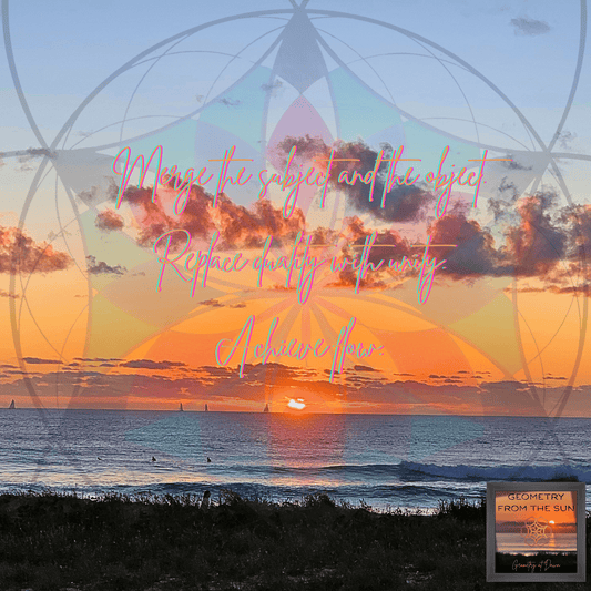 Merge & Flow Wall Art - GEOMETRY AT DAWN - Geometry From The Sun
