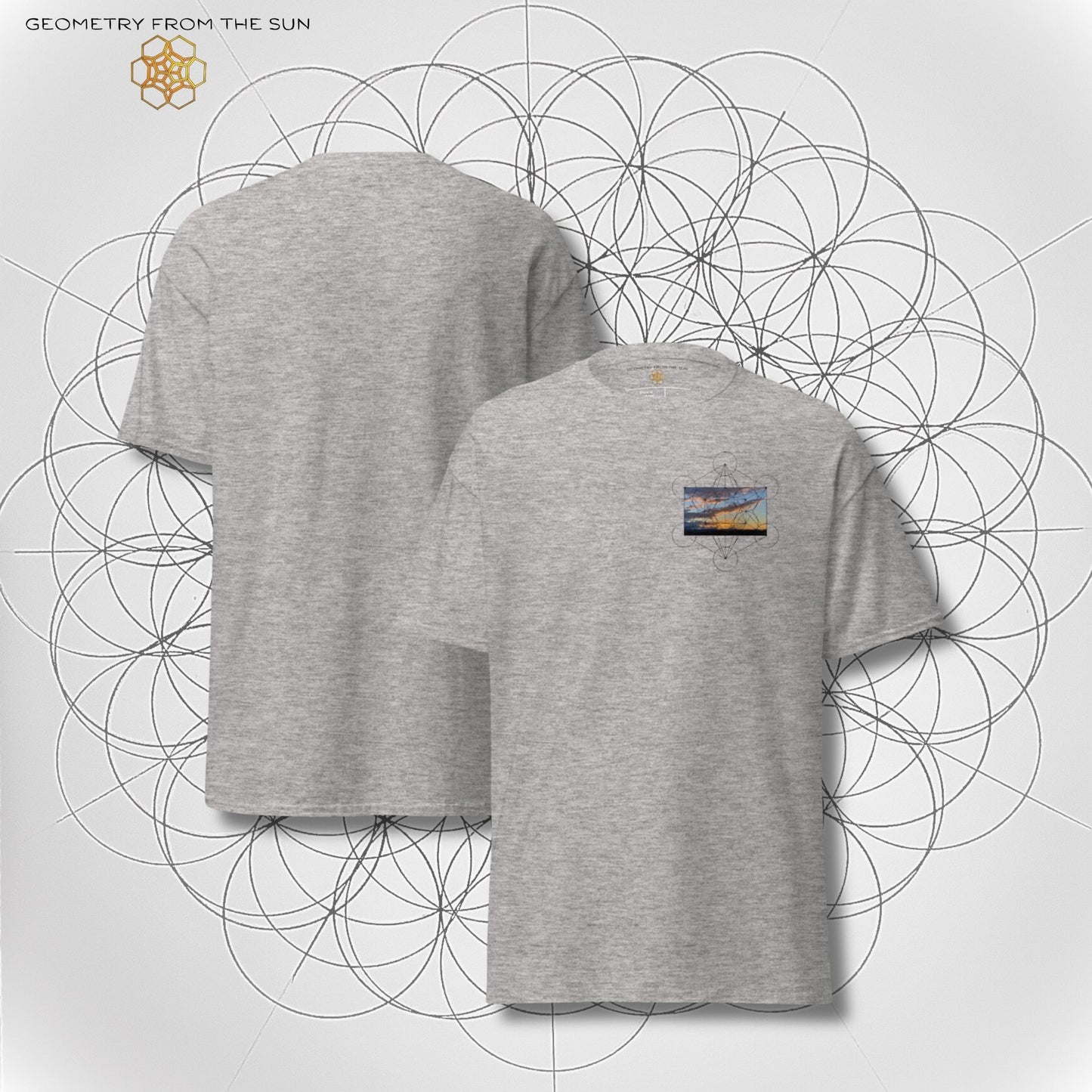 Metatron's Sunrise Shirt - SACRED SKETCHES - Geometry From The Sun