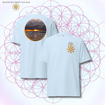 Misty Crest Sunrise Shirt - FIRST LIGHT - Geometry From The Sun