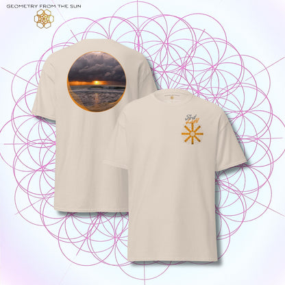 Misty Crest Sunrise Shirt - FIRST LIGHT - Geometry From The Sun