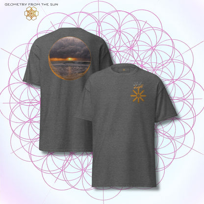 Misty Crest Sunrise Shirt - FIRST LIGHT - Geometry From The Sun