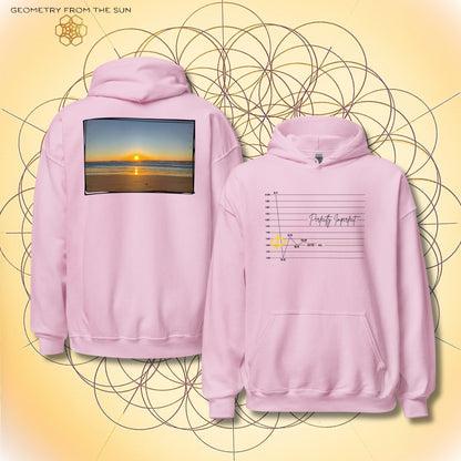 Perfectly Imperfect Sunrise Hoodie | Fibonacci x Phi - Geometry From The Sun