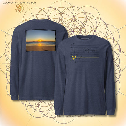 Perfectly Imperfect Sunrise Long Sleeve | Fibonacci x Phi - Geometry From The Sun