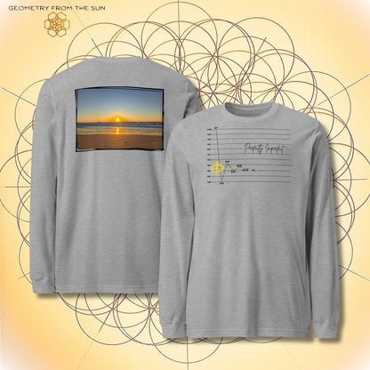 Perfectly Imperfect Sunrise Long Sleeve | Fibonacci x Phi - Geometry From The Sun