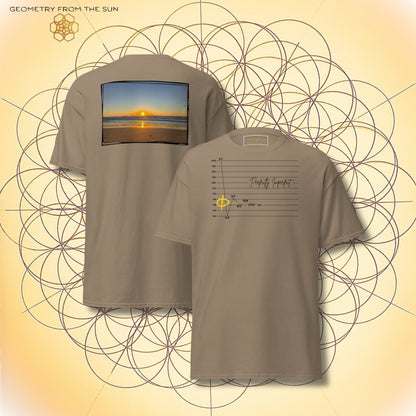 Perfectly Imperfect Sunrise Shirt | Fibonacci x Phi - Geometry From The Sun