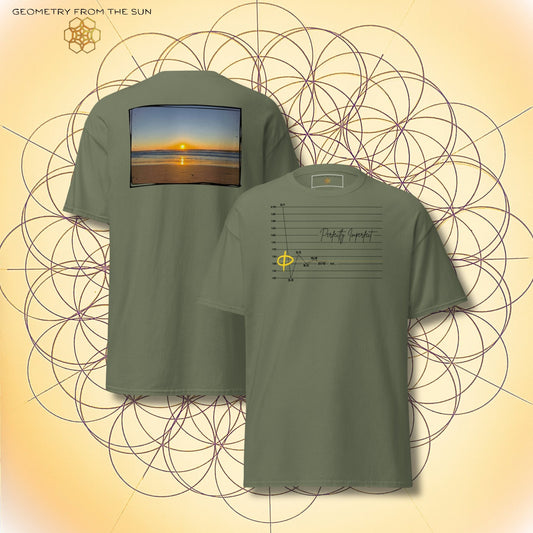 Perfectly Imperfect Sunrise Shirt | Fibonacci x Phi - Geometry From The Sun