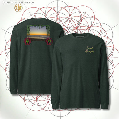 Pre Dawn Veins Long Sleeve - LIMINAL HORIZONS - Geometry From The Sun