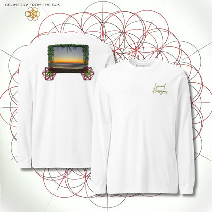 Pre Dawn Veins Long Sleeve - LIMINAL HORIZONS - Geometry From The Sun
