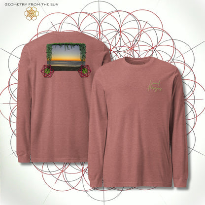 Pre Dawn Veins Long Sleeve - LIMINAL HORIZONS - Geometry From The Sun