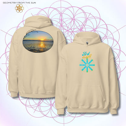 Quiet Rays Sunrise Hoodie - FIRST LIGHT - Geometry From The Sun