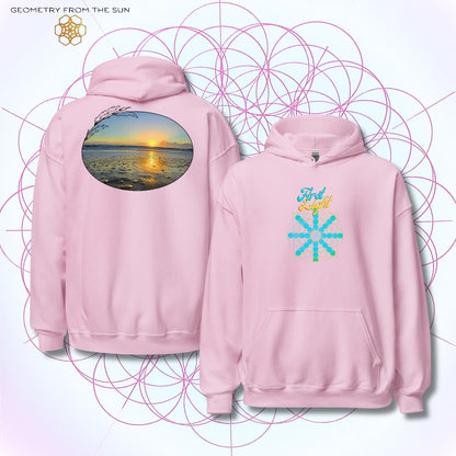 Quiet Rays Sunrise Hoodie - FIRST LIGHT - Geometry From The Sun