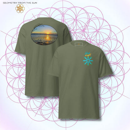 Quiet Rays Sunrise Shirt - FIRST LIGHT - Geometry From The Sun