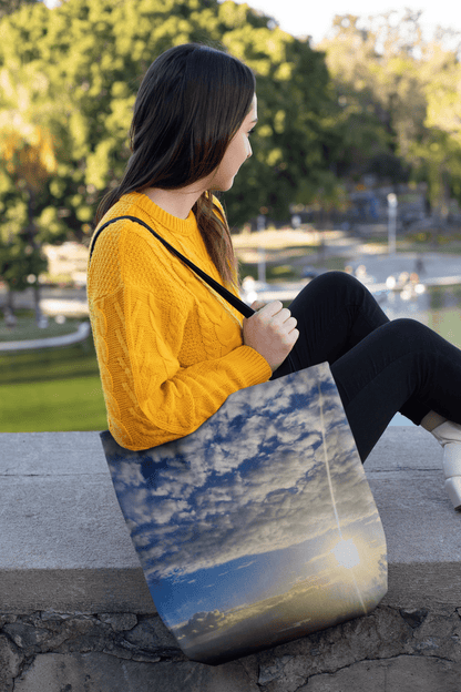 Radiant Skies Tote Bag - Geometry From The Sun