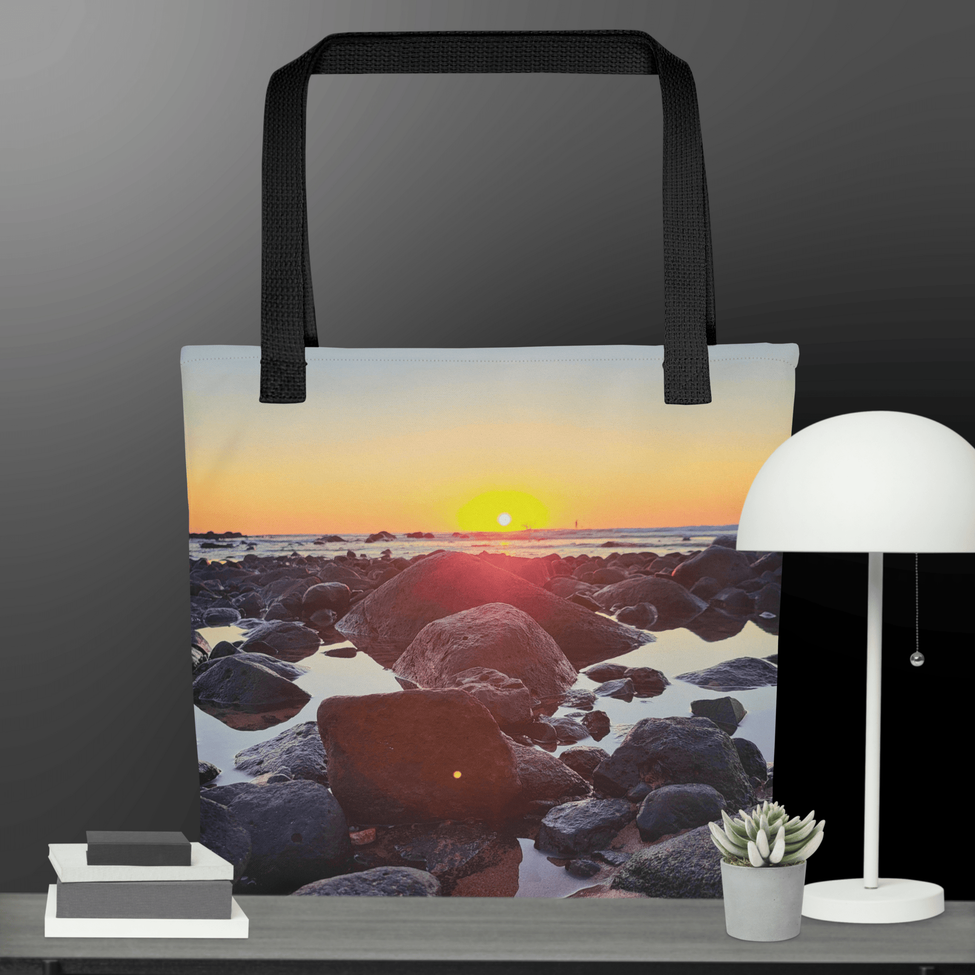 Rocky Glow Tote bag - Geometry From The Sun