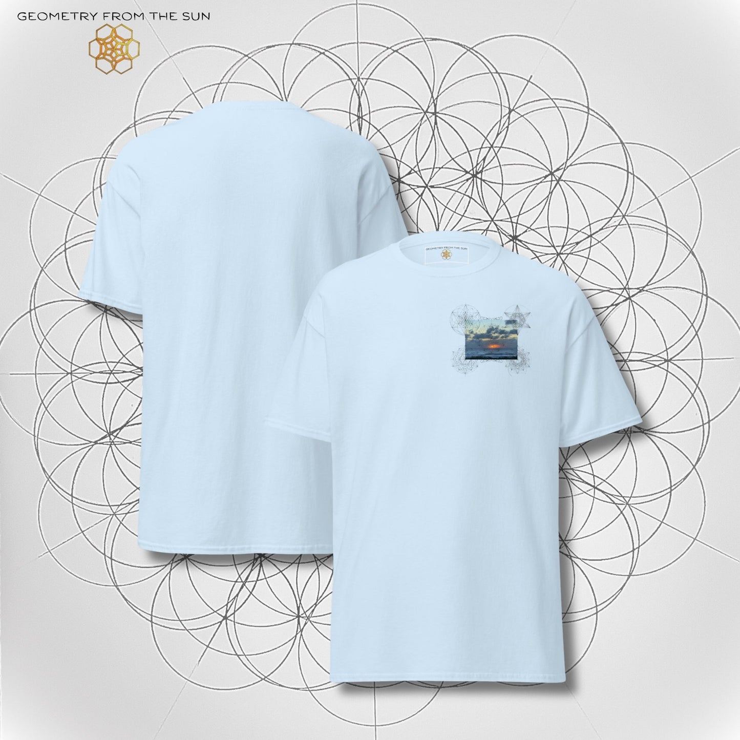 Sacred Blueprints Shirt - SACRED SKETCHES - Geometry From The Sun