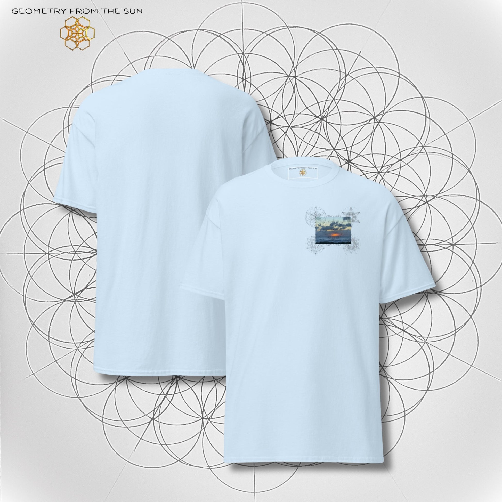 Sacred Blueprints Shirt - SACRED SKETCHES - Geometry From The Sun