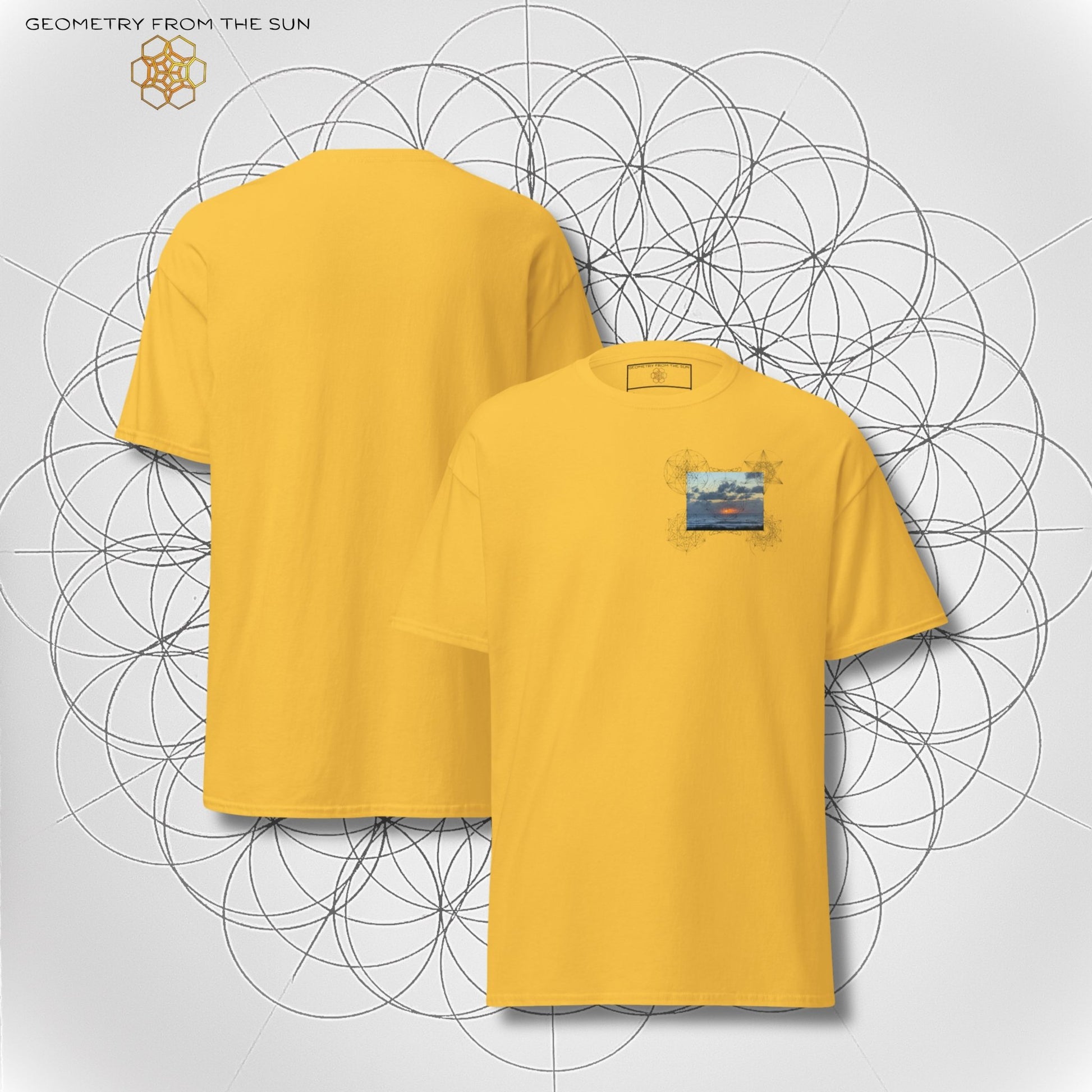 Sacred Blueprints Shirt - SACRED SKETCHES - Geometry From The Sun