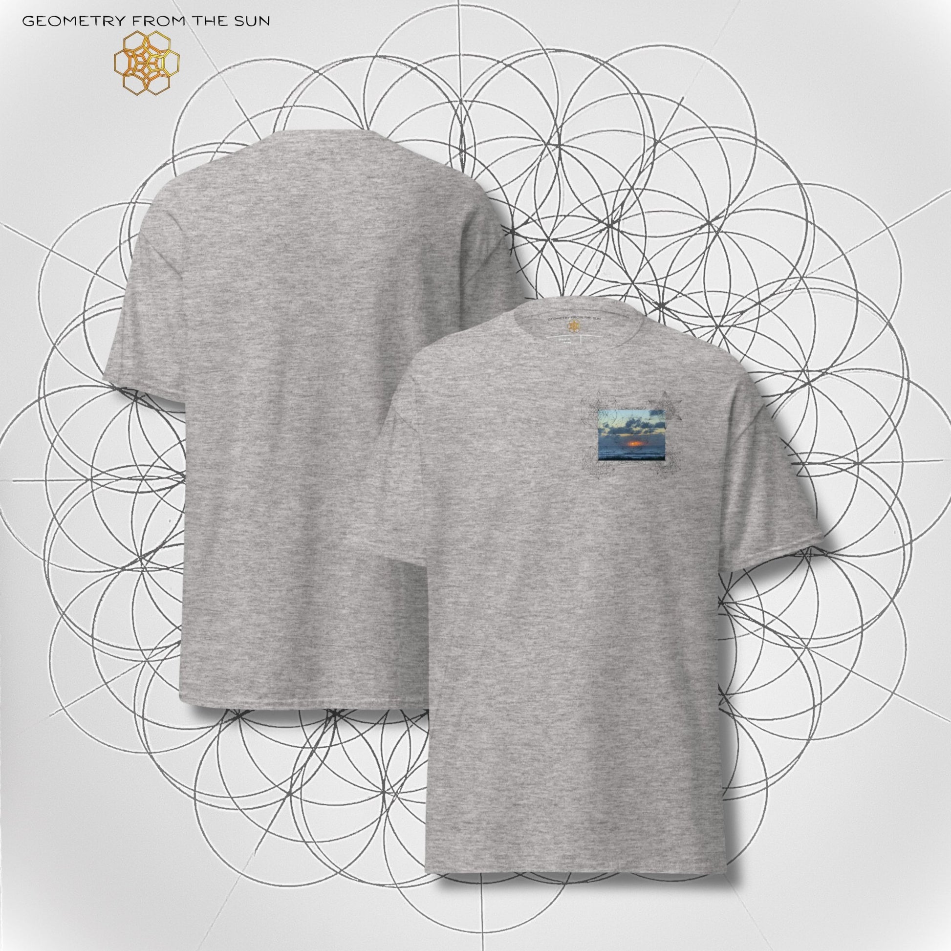 Sacred Blueprints Shirt - SACRED SKETCHES - Geometry From The Sun