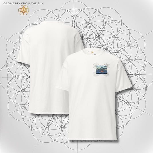 Sacred Blueprints Shirt - SACRED SKETCHES - Geometry From The Sun