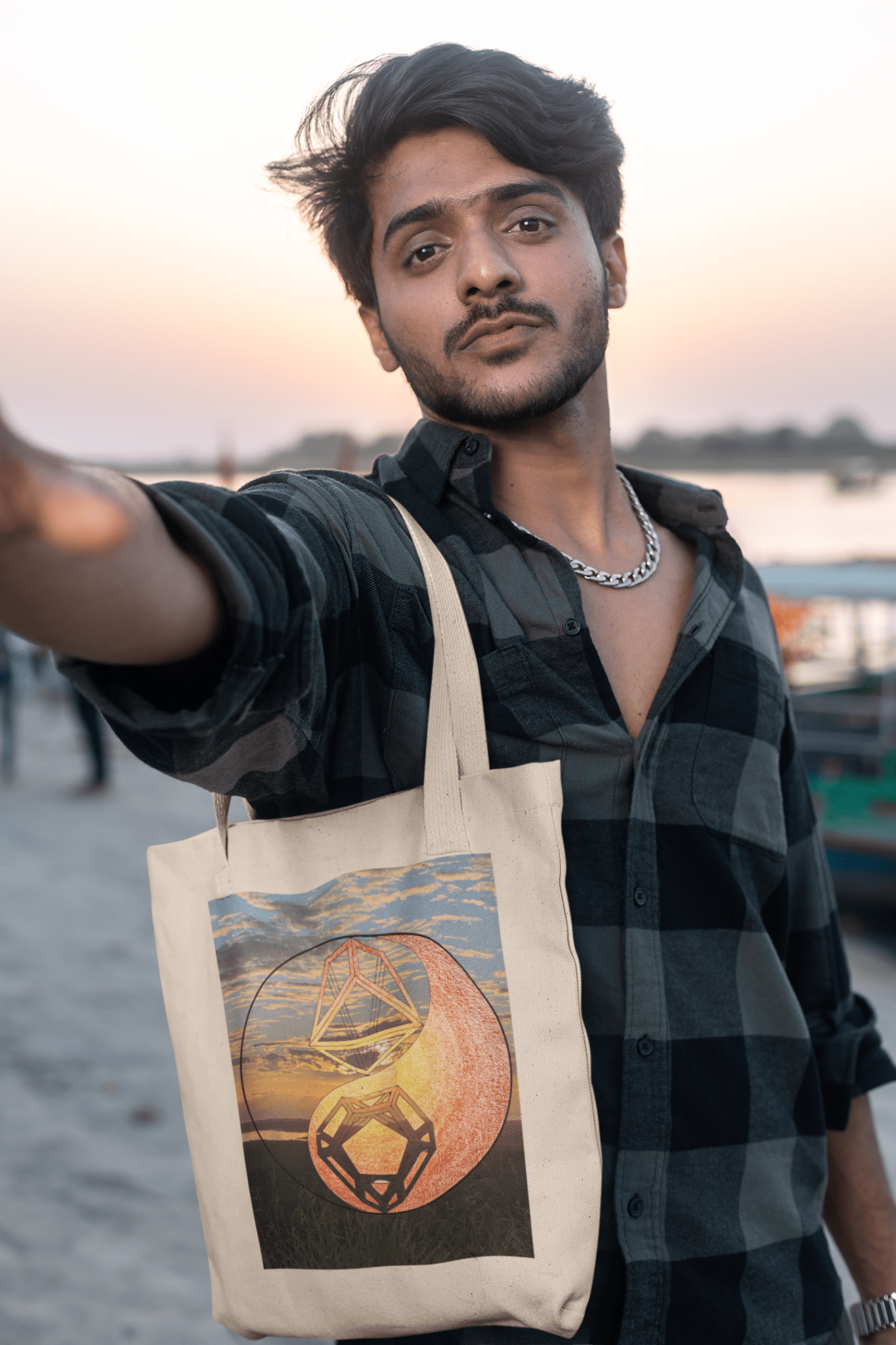 Sacred Geometry Eco Tote Bag - Geometry From The Sun