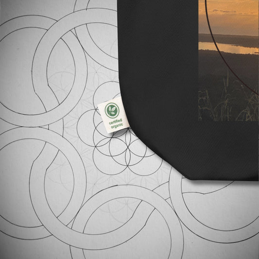 Sacred Sunrise Geometry Eco Tote Bag - Geometry From The Sun