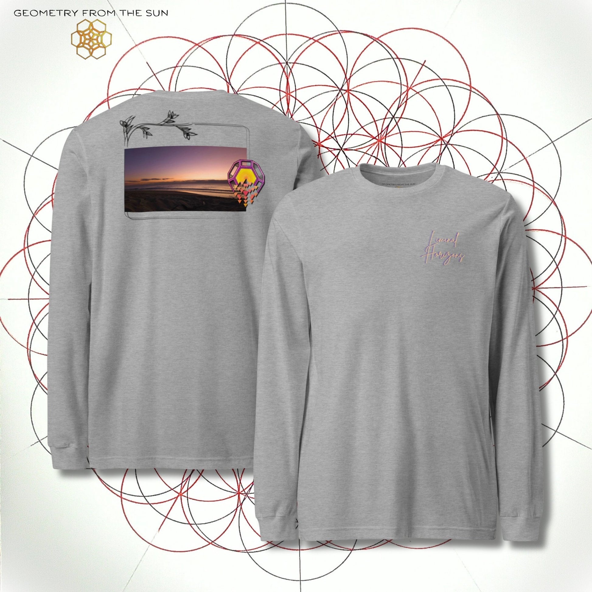 Shadow Horizon Long Sleeve - LIMINAL HORIZONS - Geometry From The Sun