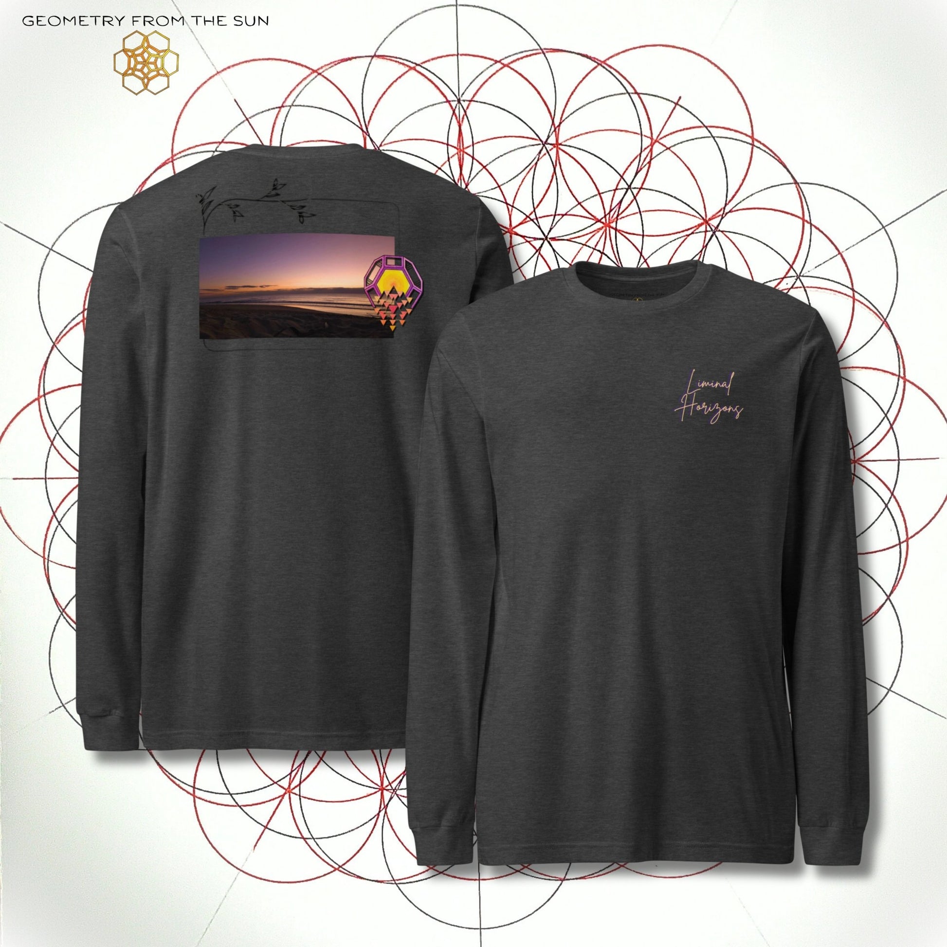 Shadow Horizon Long Sleeve - LIMINAL HORIZONS - Geometry From The Sun
