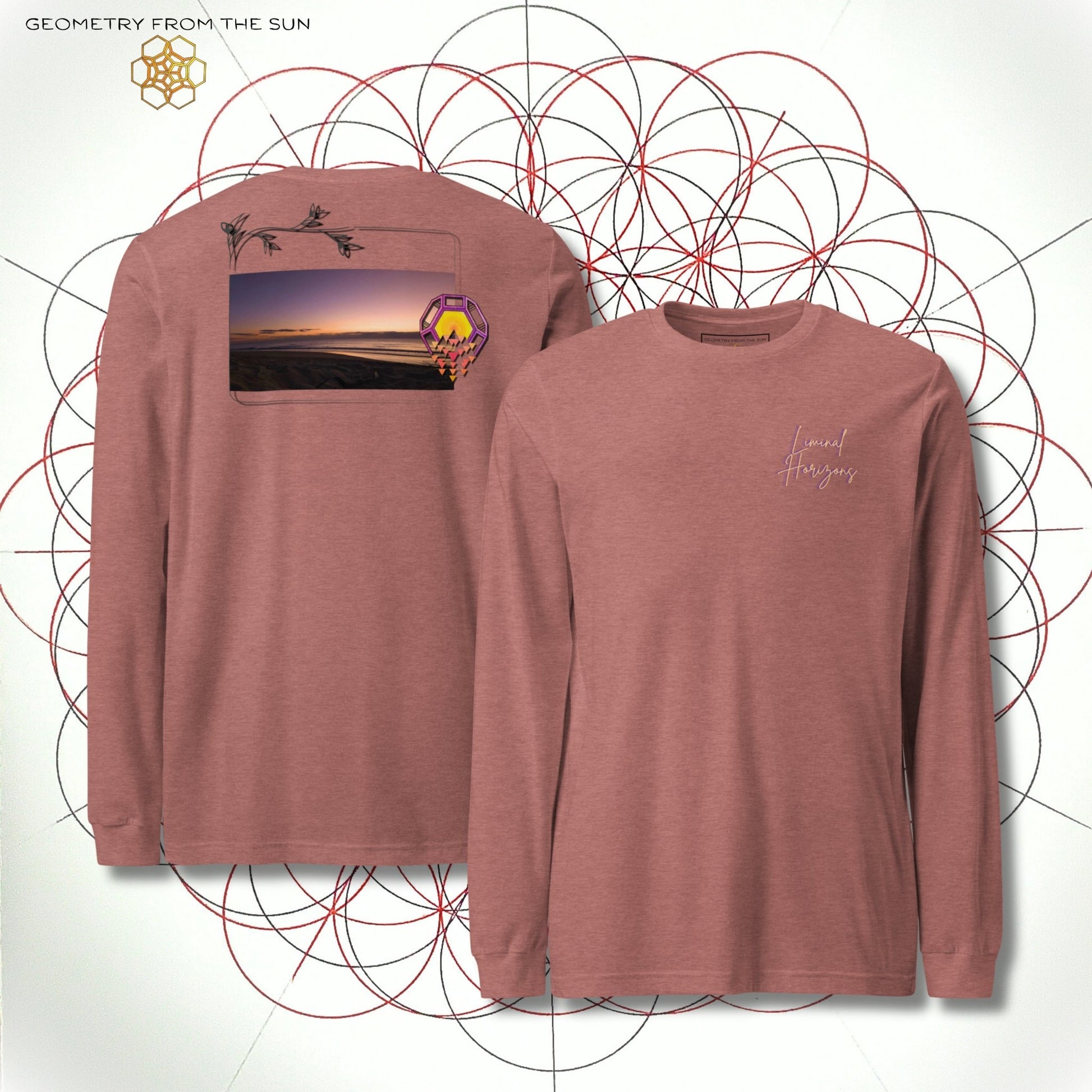 Shadow Horizon Long Sleeve - LIMINAL HORIZONS - Geometry From The Sun