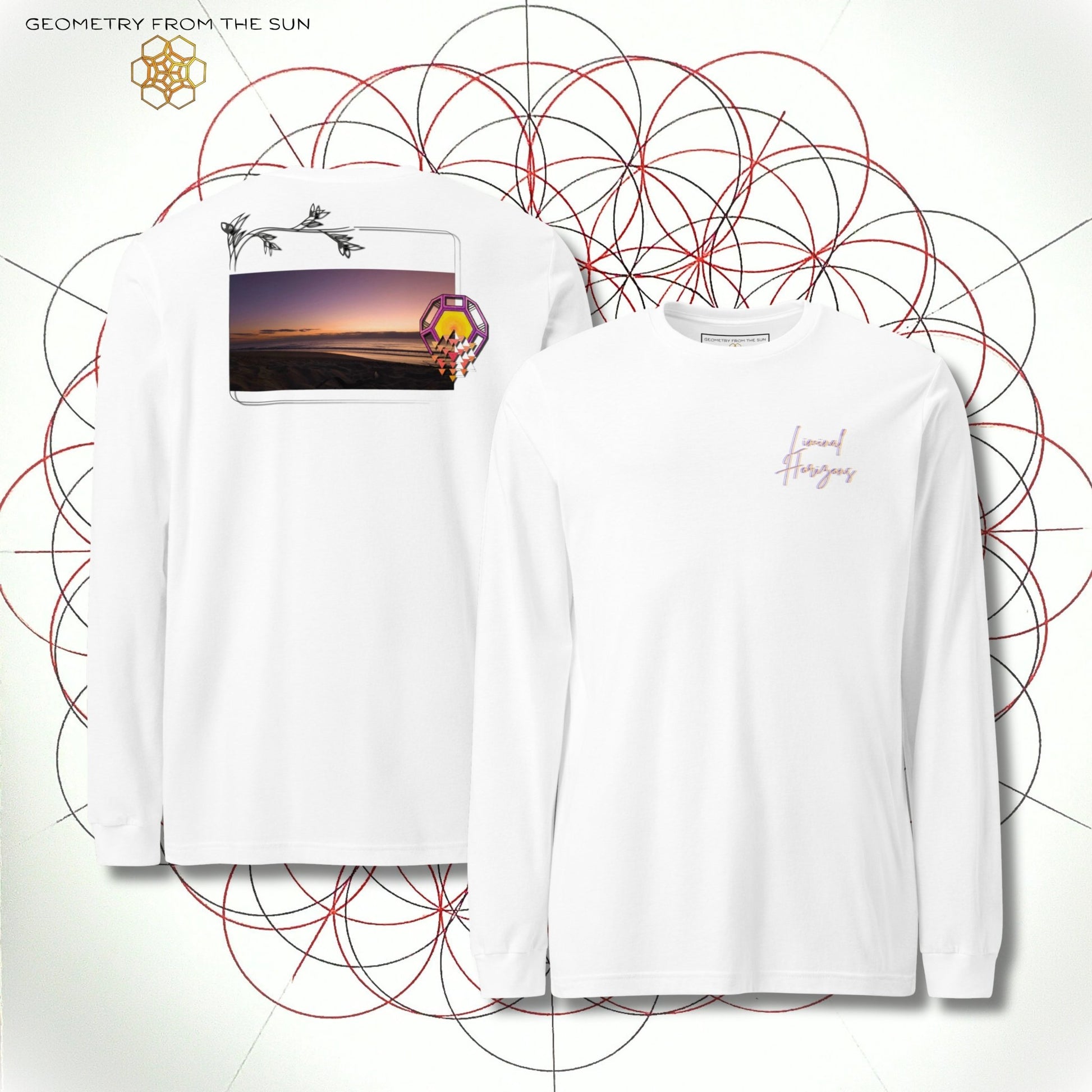 Shadow Horizon Long Sleeve - LIMINAL HORIZONS - Geometry From The Sun