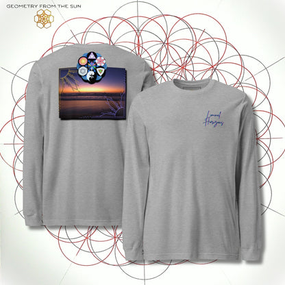 Silent Threshold Long Sleeve - LIMINAL HORIZONS - Geometry From The Sun