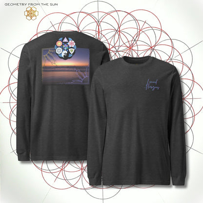 Silent Threshold Long Sleeve - LIMINAL HORIZONS - Geometry From The Sun