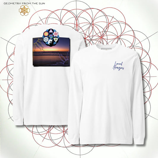 Silent Threshold Long Sleeve - LIMINAL HORIZONS - Geometry From The Sun