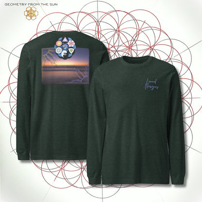 Silent Threshold Long Sleeve - LIMINAL HORIZONS - Geometry From The Sun