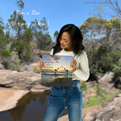 The Balance of Being Wall Art Poster - GEOMETRY AT DAWN - Geometry From The Sun