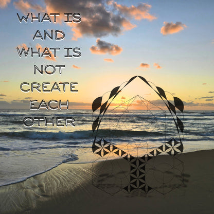 The Balance of Being Wall Art Poster - GEOMETRY AT DAWN - Geometry From The Sun