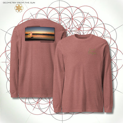 Veil of Dawn Long Sleeve - LIMINAL HORIZONS - Geometry From The Sun