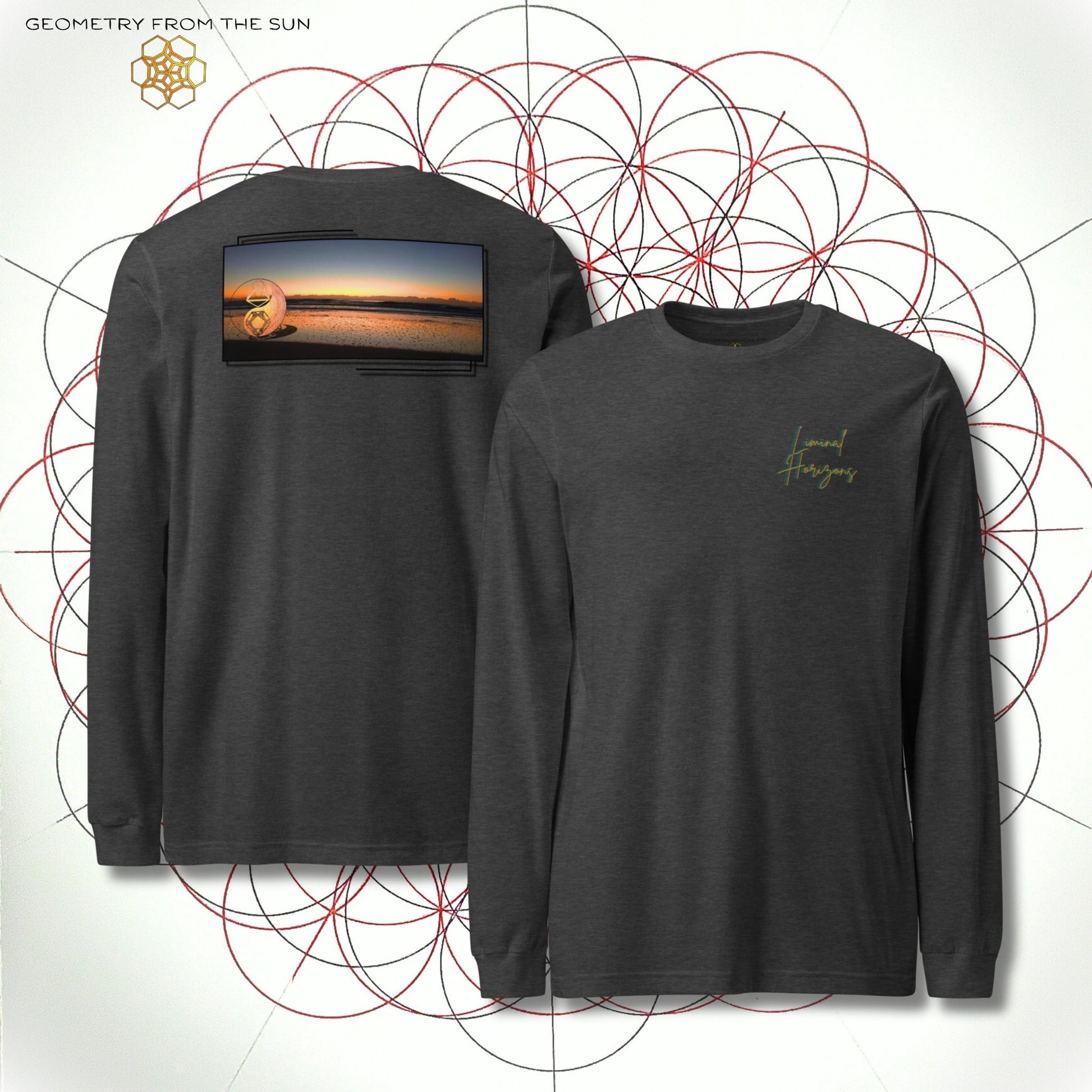 Veil of Dawn Long Sleeve - LIMINAL HORIZONS - Geometry From The Sun