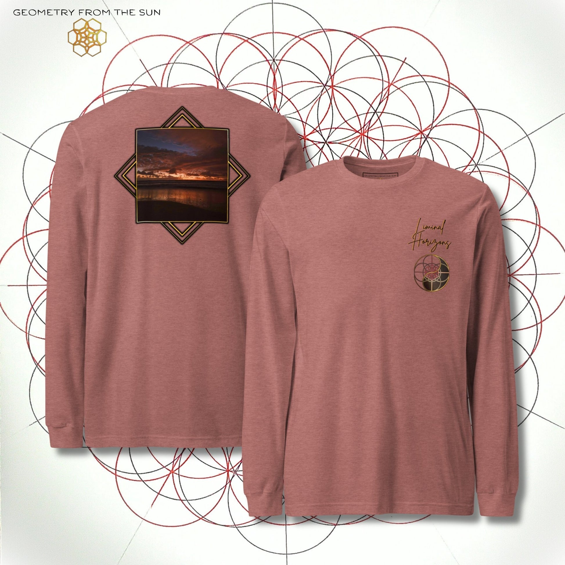 Yin Yang Sunrise Long Sleeve - LIMINAL HORIZONS - Geometry From The Sun