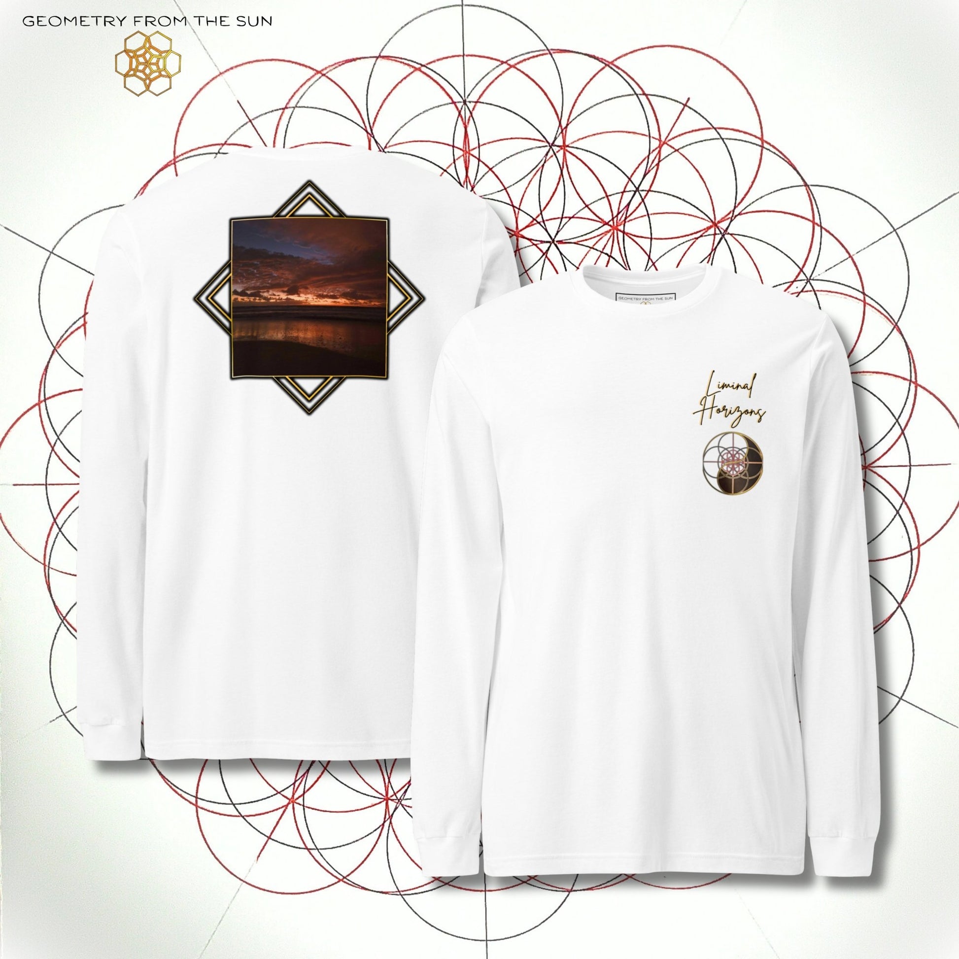 Yin Yang Sunrise Long Sleeve - LIMINAL HORIZONS - Geometry From The Sun