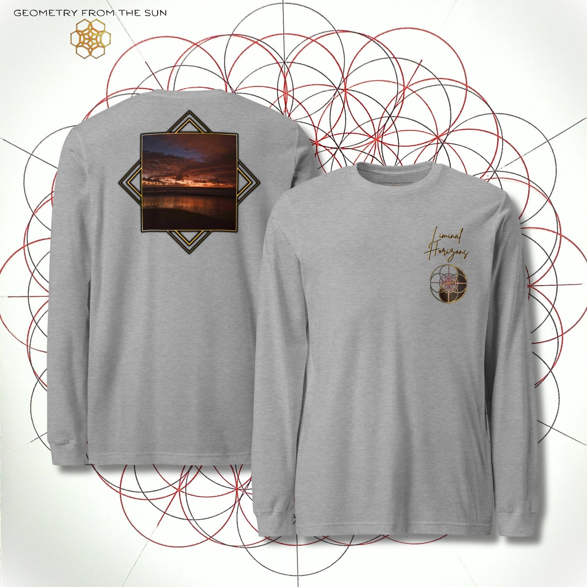 Yin Yang Sunrise Long Sleeve - LIMINAL HORIZONS - Geometry From The Sun
