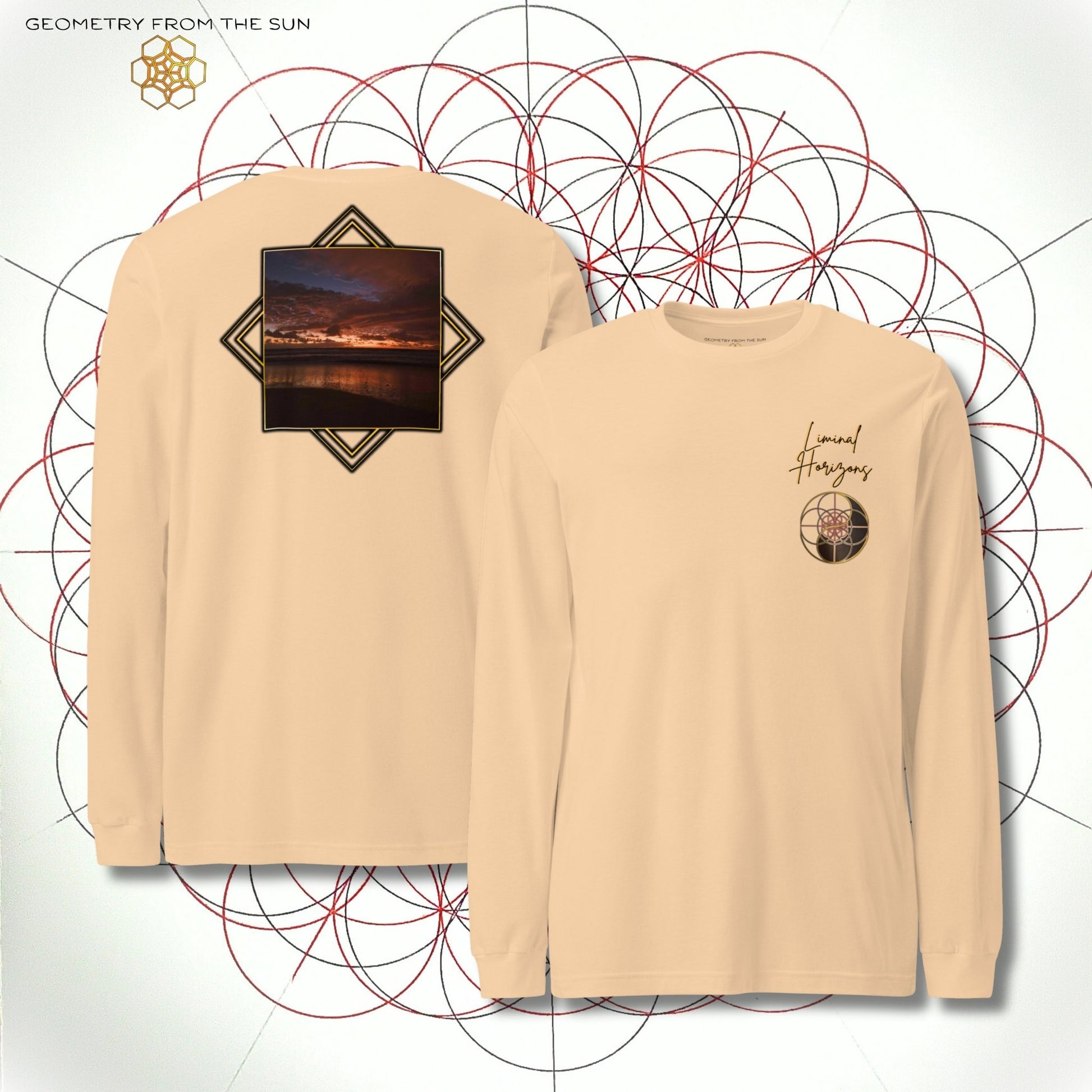 Yin Yang Sunrise Long Sleeve - LIMINAL HORIZONS - Geometry From The Sun
